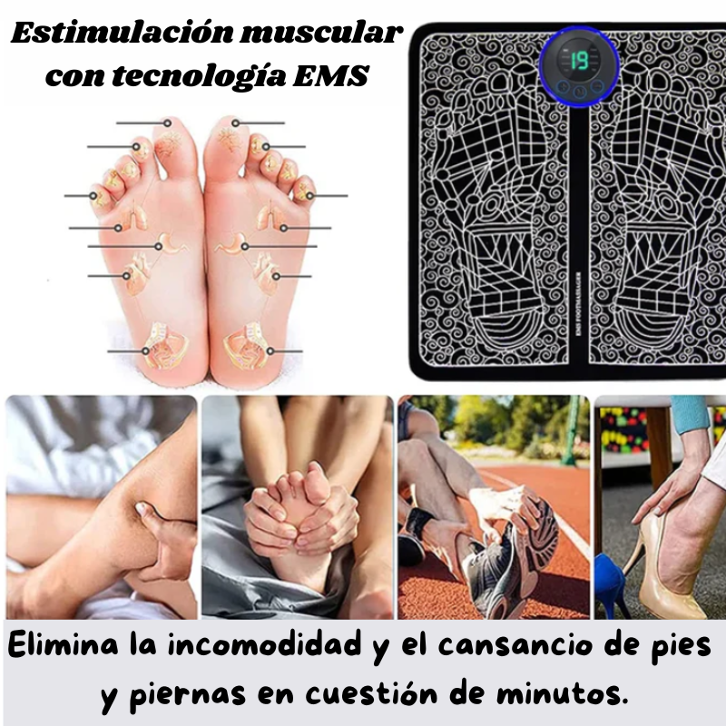 Alfombra de masaje para pies "RelaxMotion"