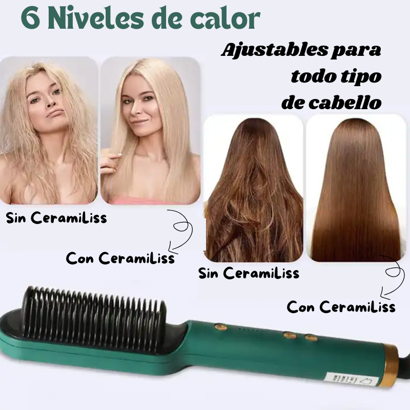 Cepillo de pelo  Alisador "CeramiLiss"