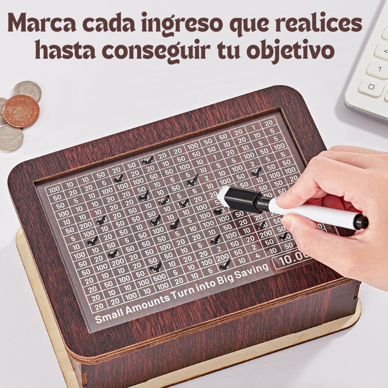 Hucha con Contador "RetoBox"