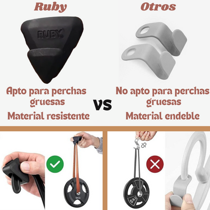 Ganchos organizadores de perchas "Ruby"